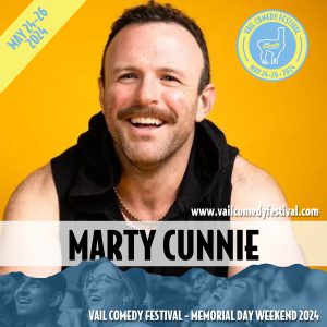 Marty Cunnie from Brooklyn will be at the 2024 Vail Comedy Festival